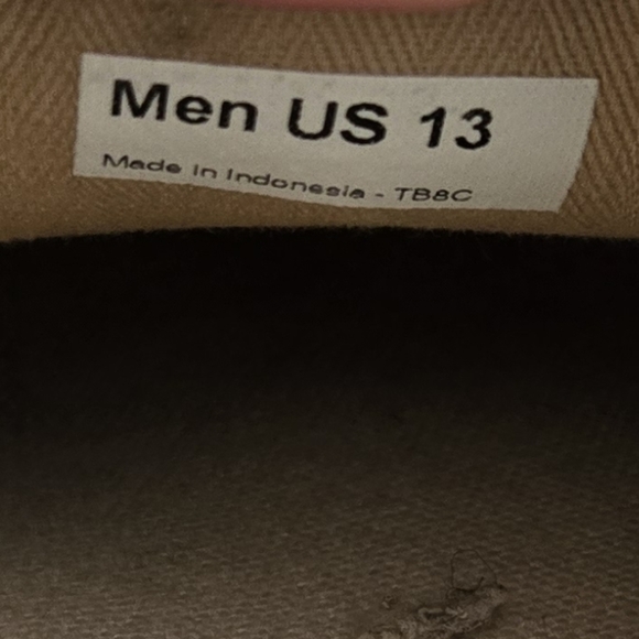 Mens Van's blue Authentic Brushed twill sneaker - Picture 6 of 8